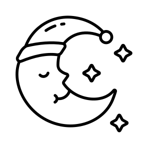 Christmas, Night, Moon, Holiday, Festive, icon