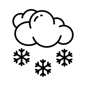 Snowflake, Winter, Weather, Cloud, Snowfall, icon