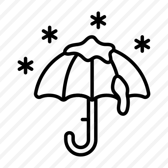 Umbrella, Snowfalling, Weather, Forecast, Winter, preview