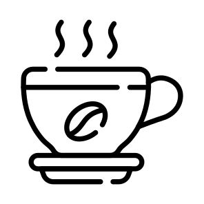 Coffee, Caffeine, Espresso, Drink, Beverage,, icon