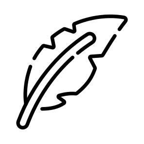 Feather, Quill, Plume, Soft, Carnival icon