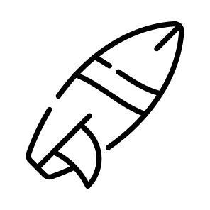 Surfboard, Beach, Board, Ride, Plank icon