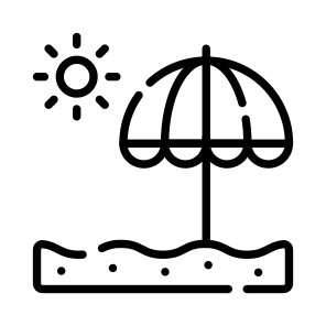 Umbrella, Sunshade, Parasol, Shade, Canopy icon