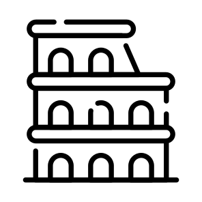 Colosseum, Architecture, Landmark, Monument, Building icon