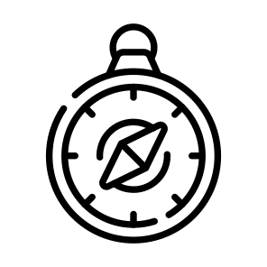 Compass, Orientation, Directional, Navigation, Indicator icon