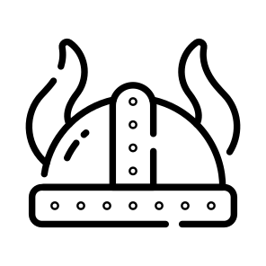 Helmet, Headwear, Headgear, Viking, Cap icon