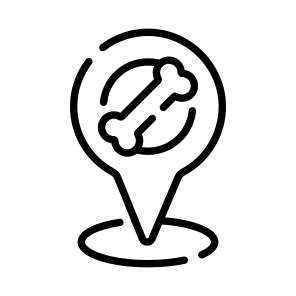 Location, Navigation, Finding, Gps, Bone icon