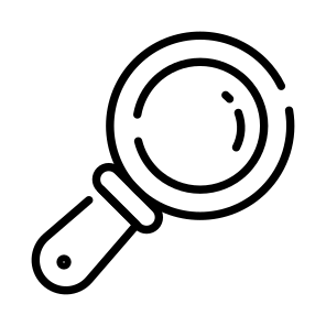 Magnifier, Lens, Search, Study, Instrument icon