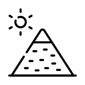 Pyramid, Landmark, Monument, Artefact, Peak icon