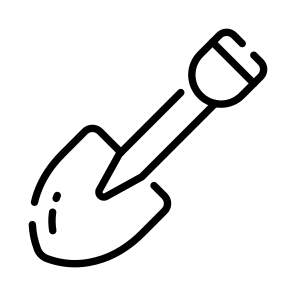 Shovel, Spade, Digger, Tool, Historic,,, icon