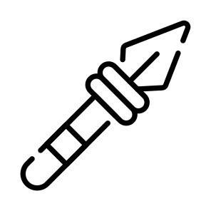 Spear, Harpoon, Weapon, Tool, Historic icon
