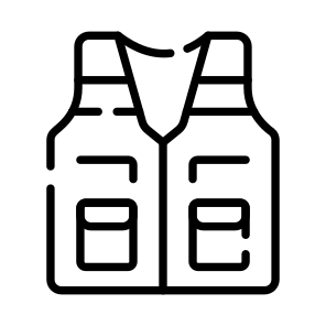 Vest, Clothing, Apparel, Garment, Uniform icon