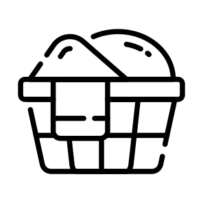 Basket, Clothes, Dirty, Handbasket, Housekeeping icon