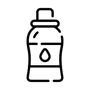 Bleed, Liquid, Whitener, Bottle, Housekeeping icon