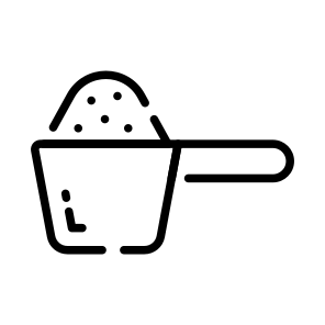 Detergent, Scoop, Spoon, Powder, Housekeeping icon