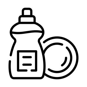 Dish, Soap, Bottle, Plate, Dishwashing,,, icon