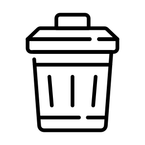 Dustbin, Trash, Can, Waste, Garbage icon