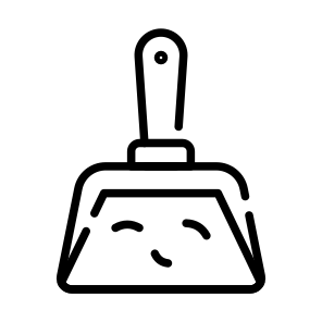 Dustpan, Dust, Container, Pan, Housekeeping, Housework icon