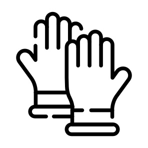 Gloves, Mitts, Mittens, Handwear, Housekeeping icon