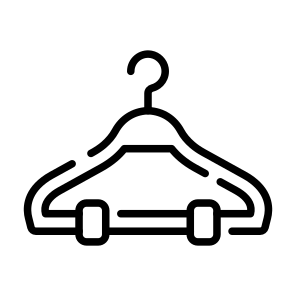 Hanger, Tailoring, Hook, Housekeeping, Laundry icon