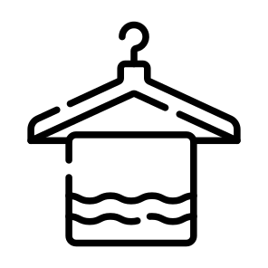 Hanger, Wipe, Napkin, Washcloth, Towel icon