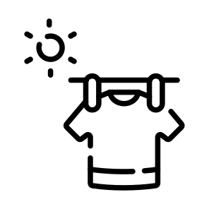 Hanging, Shirt, Drying, Sun, Clothes icon