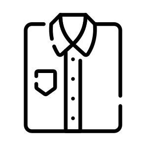 Shirt, Clothes, Apparel, Garment, Folded icon