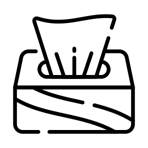 Tissue, Napkin, Wipe, Handkerchief, Paper icon