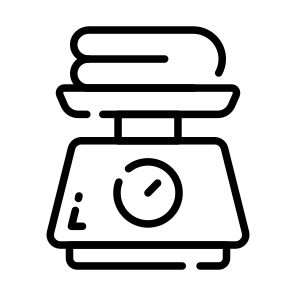 Weight, Scale, Clothes, Machine, Housekeeping icon