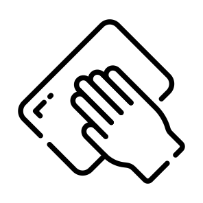 Wiping, Hand, Napkin, Tissue, Housekeeping icon
