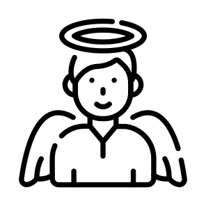 Angel, Guardian, Spiritual, Religious, Halo icon