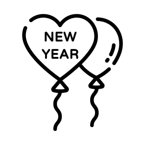 ,balloons, Decoration, Party, Celebration, Bunch, icon