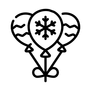 Balloons, Decoration, Party, Celebration, Bunch icon