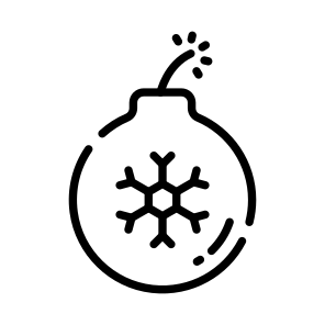 Bomb, Firecracker, Firework, Pyrotechnics, Bombshell icon