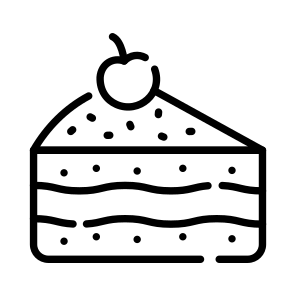 Cake, Slice, Pastry, Pie, Cheesecake icon