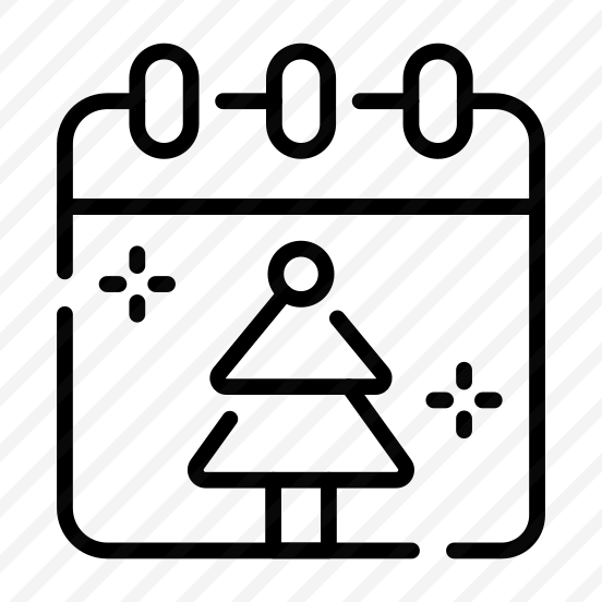 Calendar, Christmas, Tree, Celebration, Planner preview