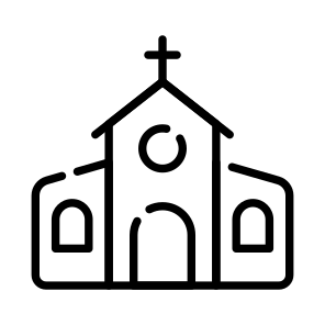 Church, Chapel, Religious, Building, Worship icon