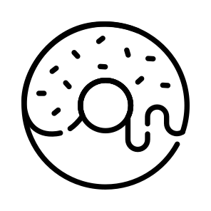 Donut, Sweet, Dessert, Confectionery, Sweetmeat icon