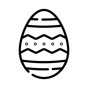 Egg, Eggshell, Poultry, Easter, Decorative icon
