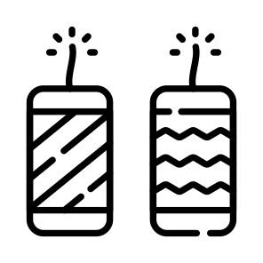Firecrackers, Fireworks, Crackers, Celebration, Pyrotechnics icon