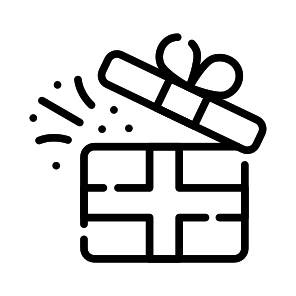 ,,gift, Hamper, Present, Surprise, Box, icon