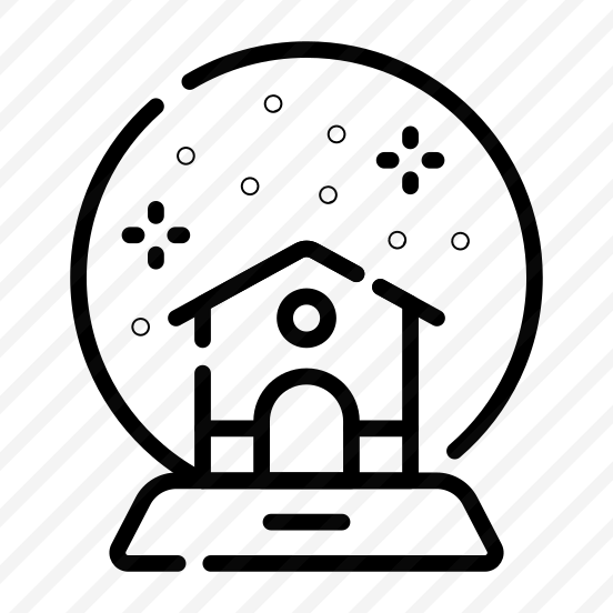 Globe, Ball, Crystal, Snow, House preview