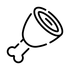 Ham, Pork, Meat, Beef, Food icon