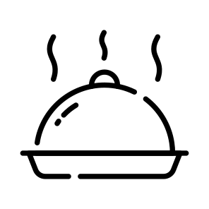 Serving, Cloche, Dish, Platter, Lid icon