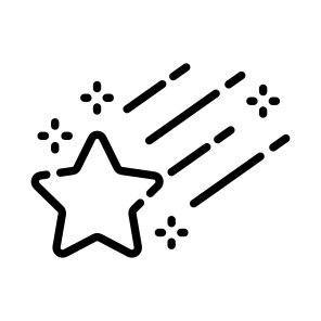 Shooting, Falling, Star, Wish, Nature icon