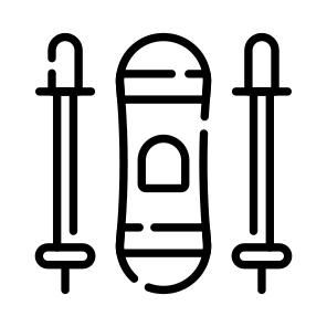 Ski, Gear, Board, Winter, Sport icon