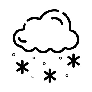 Snowfall, Snowflakes, Winter, Snowy, Weather icon