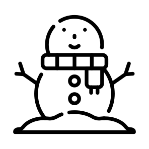 Snowman, Statue, Sculpture, Play, Winter icon