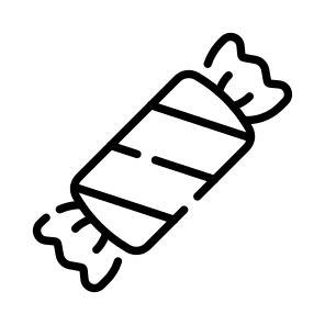 Toffee, Candy, Sweetmeat, Confectionery, Sweet, icon