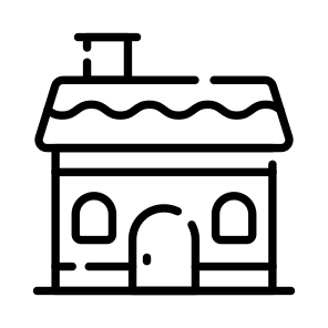 Winter, House, Home, Residence, Estate icon